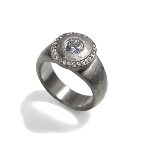 Platinum signet ring