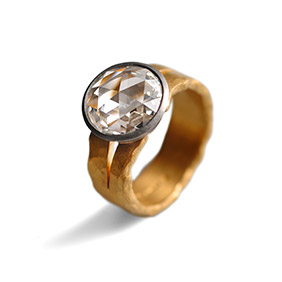 Rose Cut Diamond Ring