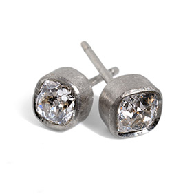 Cushion Diamond Earrings
