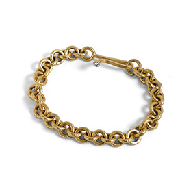 Hammered Link Bracelet 