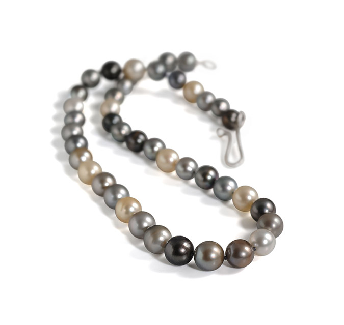 Grey Pearl Necklace