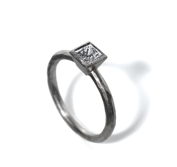 Princess cut diamond ring